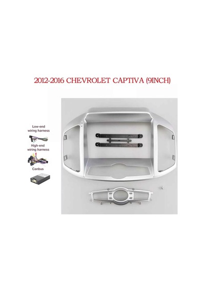 Chevrolet Captıva Uyumlu 9 İnç Multimedya Çerçevesi Ve Soket