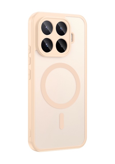 Xiaomi 17t Pro Kılıf Magsafe Kamera Korumalı Mat Parmak İzi Tutmayan Pazarplus Pembe
