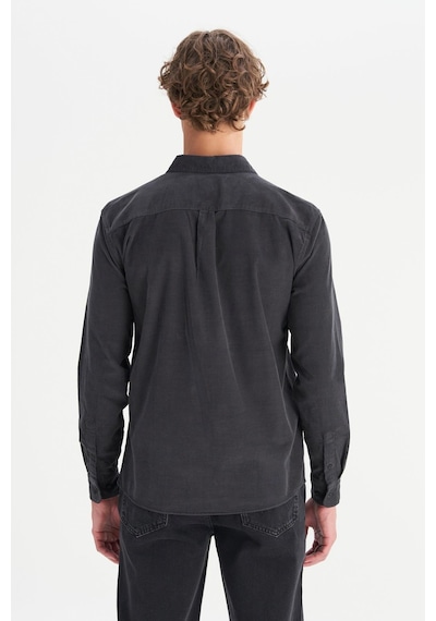 Wrangler Erkek Kadife Gömlek Anthracite Anthracite