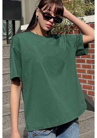 Unisex 1898 Brooklyn Baskılı T-shirt Yeşil