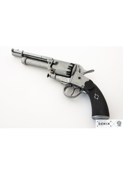 Denix Confederate Lemat Revolver 1855 Usa Koleksiyon Obje 37cm