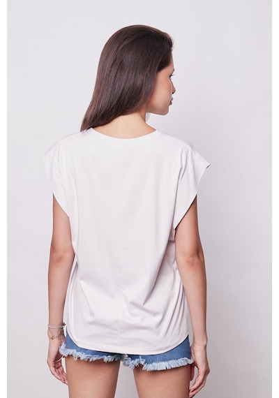 Jument Şık Likralı Span Kumaş Kolsuz Geniş Sıfır Yaka Düşük Omuzlu Basic Tshirt Bluz-şampaya Şampanya Jument Şık Likralı Span Kumaş Kolsuz Geniş Sıfır Yaka Düşük Omuzlu Basic Tshirt Bluz-şampaya Şampanya