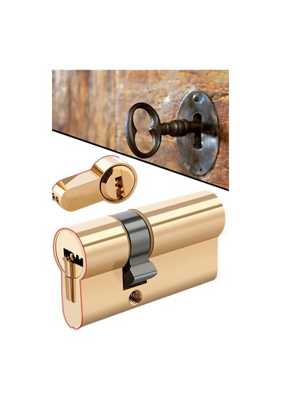 Mar-fall Balkon Kapı Kilit Göbeği 68mm Gold Barel 1410