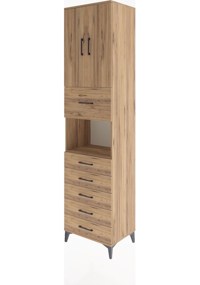 Hyperion Dolap 3 Raflı 6 Çekmeceli 2 Kapaklı 60x44x243 Çam-çam Çam Hyperion Dolap 3 Raflı 6 Çekmeceli 2 Kapaklı 60x44x243 Çam-çam Çam