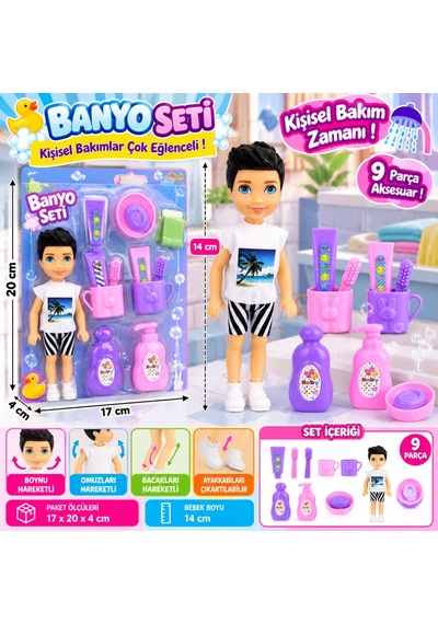 Baonier Erkek Bebek Kişisel Bakım Seti Nhr
