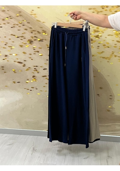 Bol Paça Kadın Modal Pantolon