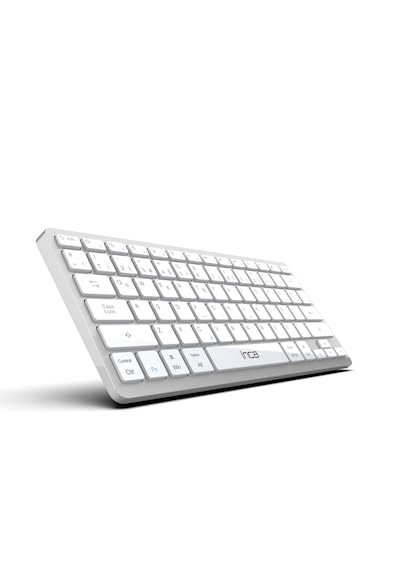 Inca Ibk-565bt Bluetooth 5.0 Şarj Edilebilir Akıllı Gümüş Klavye