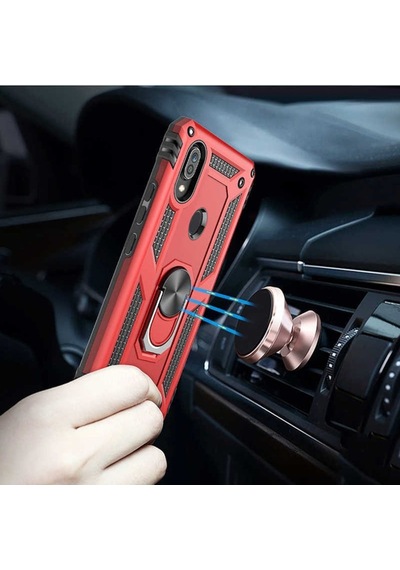 Apple Uyumlu iPhone 12 Kılıf Sofya Yüzüklü Standlı Silikon Kılıf