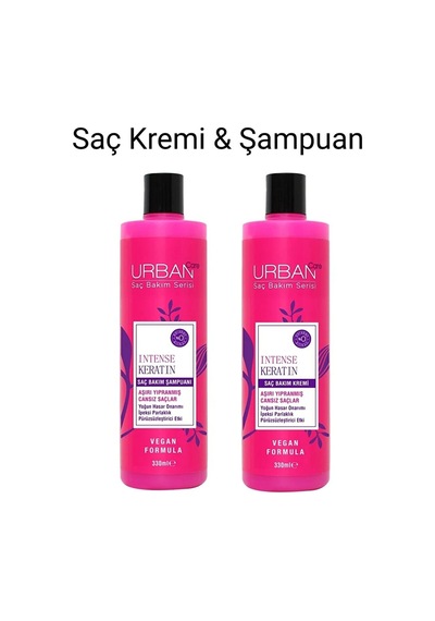 Urban Care Intense Keratin Şampuan & Saç Kremi 2 x 330 ML