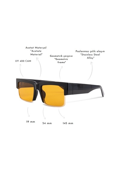 Watchofroyal Royal Eyewear Re9171 Turuncu Güneş Gözlüğü