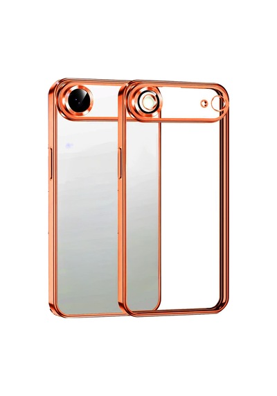 Apple iPhone Uyumlu 17 Air Razer Lensli Silikon - Turuncu Bzsxx00 1
