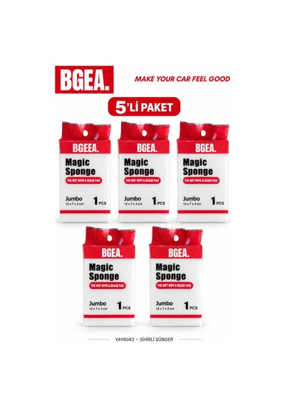 Bgea Sihirli Sünger Magic Sponge 5 Adet