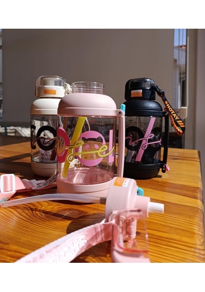 Shotay Life Su Matarası Tritan Siyah 1500ml