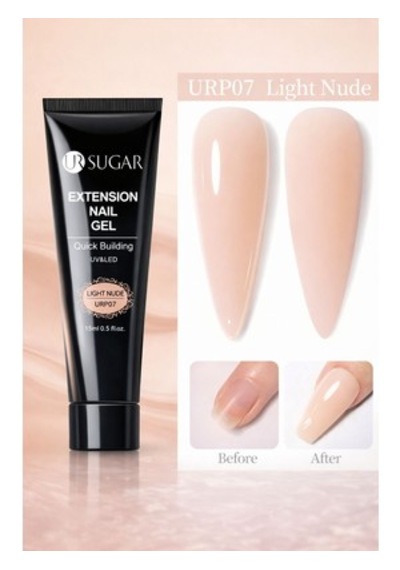 Ursugar Extension Nail Gel 15 Ml Light Nude Urp07