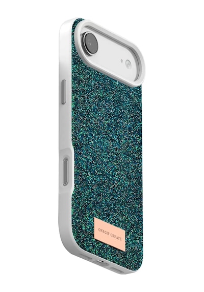 Onegif Apple İphone 17 Air Bright Simli Kapak - Koyu Yeşil