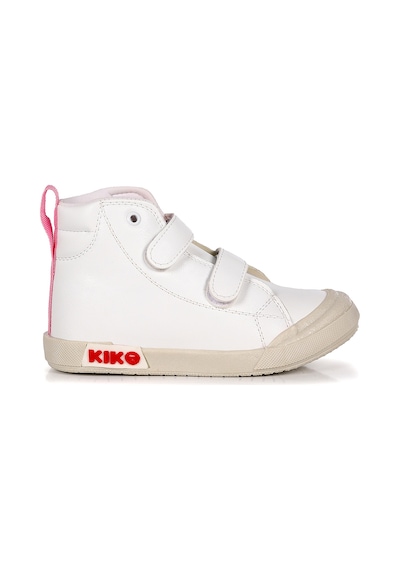 Kiko Kids Garf Günlük Cırtlı Kız Bebek Bot Ayakkabı Beyaz - Pudra Beyaz - Pudra