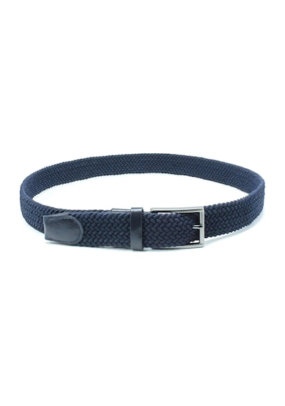 Livze 2 Adet Örgü Lastik Kemer 3,5cm - Şort Kemeri - Kot Kemeri - Kanvas Pantolon Kemeri -siyah Yeşil Siyahlacivert