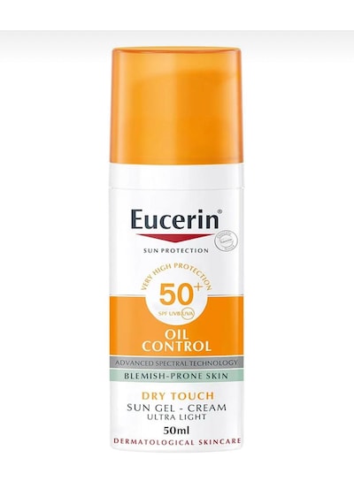 Eucerin Güneş Koruma Yağı Kontrolü Spf50+ Akneye Eğilimli Ciltler İçin Kuru Dokunuş Jel Krem 50ml