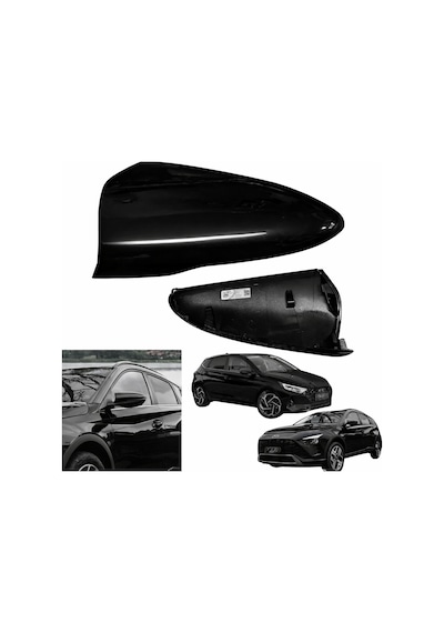 Hyundai İ20 Ayna Kapağı Siyah Renk Sol Taraf 2020+