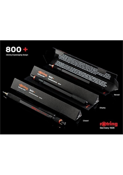 Rotring 800+ Siyah 0.7 Versatil Kalem 1900182
