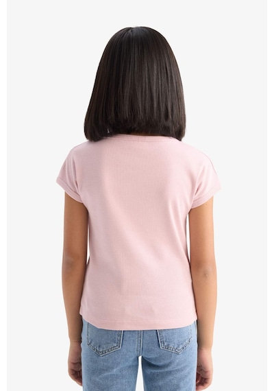 DeFacto Kız Çocuk Slim Fit Dar Kesim Bisiklet Yaka Basic Düz Fitilli Kaşkorse Kısa Kollu Tişört B3053A825SMPN47 Pembe DeFacto Kız Çocuk Slim Fit Dar Kesim Bisiklet Yaka Basic Düz Fitilli Kaşkorse Kısa Kollu Tişört B3053A825SMPN47 Pembe