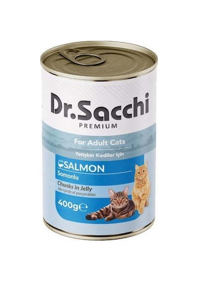 Dr.sacchi Somonlu Kedi Konservesi 400 Gr