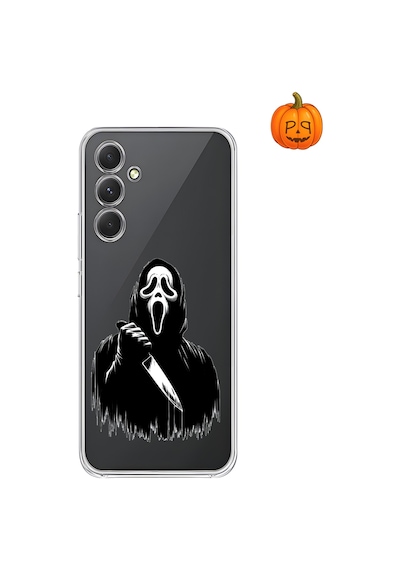 Dali Design Samsung Galaxy A54 Uyumlu Şeffaf Kılıf Horror 3 Tasarımlı