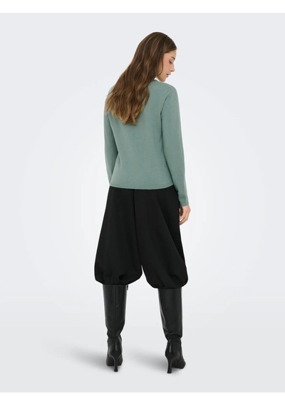 Only Onlloyal Ls V-neck Pullo Knt Noos Kadın Kazak 15368957 Yeşil