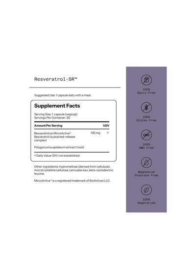 Resveratrol-sr 150 Mg 30 Veg Capsules - 12 Hour Sustained Release