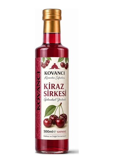 Kiraz Sirkesi 500 Ml %100 Doğal Fermente Katkısız