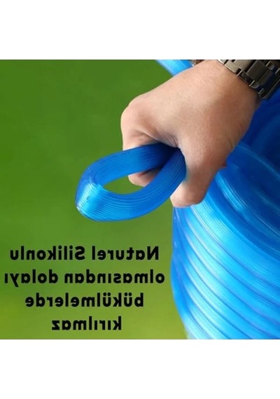 30 Metre İç Çapı 1/2 Silikonlu Bahçe Çeşme Su Hortumu - Sulama Araçları