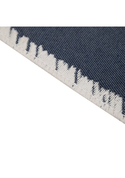 Mudo Home Larıssa Frame Fısh Kilim Lacivert Beyaz 80x150 Diğer