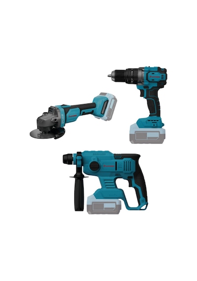 Catpower 4212 + 4225 + 4232 Akülü Vidalama Kırıcı Taşlama Kömürsüz Solo 3'lü Set
