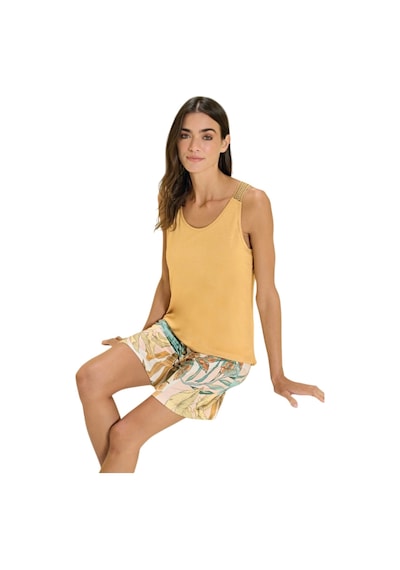 Over Sleep By Poleren Over Sleep 3385 Kadın Yazlık Viskon Şort Pijama Takım S-m-l-xl Hardal Over Sleep By Poleren Over Sleep 3385 Kadın Yazlık Viskon Şort Pijama Takım S-m-l-xl Hardal