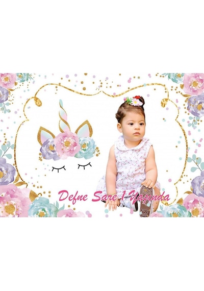 Unicorn Kişiye Özel Afiş 2 30x42 Pvc Kaplı +3