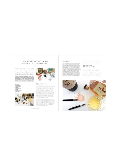 The Organic Painter: Learn To Paint With Tea, Coffee, Embroidery, Flame, And More Explore Unusual Materials And Playful Techniques To Expand Your Creative Practice Çok Renkli