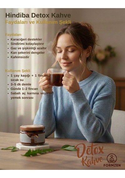 Formzen Hindiba Kahvesi 100 G - L-karnitin & Resveratrol İçerikli Diyet/detox Kahve Çözünebilir