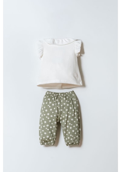 U.s. Polo Assn. Kız Bebek Beyaz Şort Takım 5274-50111 Beyaz
