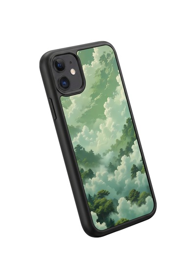 İphone 11 Uyumlu Dağlar Desenli Kamera Korumalı Darbelere Dayanıklı Kılıf 1178-dağlar-iphone11