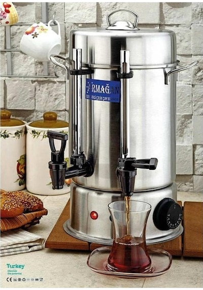 Armağan 120 Bardak Çay Makinesi Çay Otomatı Semaver Gizli Rezista