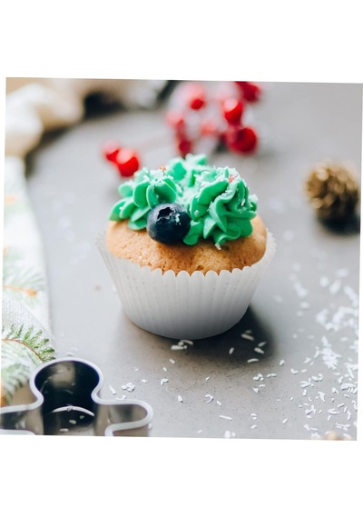 Beyaz Muffin Cupcake Mini Kek Kalıbı Kapsülü 100 Adet