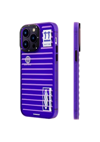 Apple Uyumlu iPhone 14 Pro Kılıf Şeffaf Renkli Tasarım Youngkit Fluorite Serisi