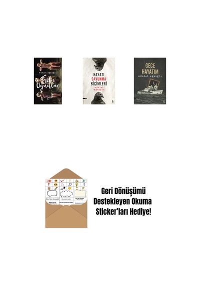Toplu Oyunlar Ciltli + Hayatı Savunma Biçimleri + Gece Hayatım + Okuma Sticker'ları