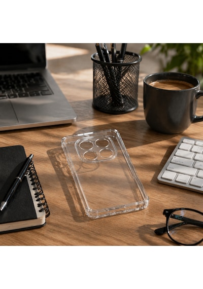 Redmi Note 15 İle Uyumlu Kılıf Şeffaf Kamera Korumalı 3d