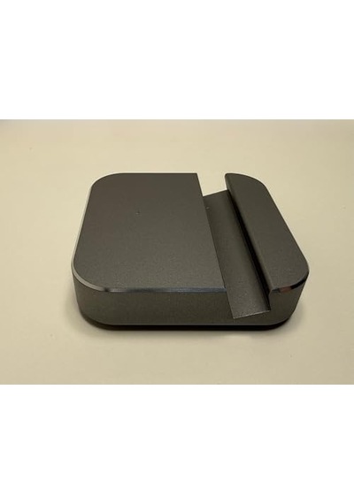 Premium Alüminyum Cep Telefonu Standı Masaüstü Kullanım İçin Ergonomik, Kompakt Tasarım, İphone Ve Android Uyumlu, Uzay Grisi Uzay Gri