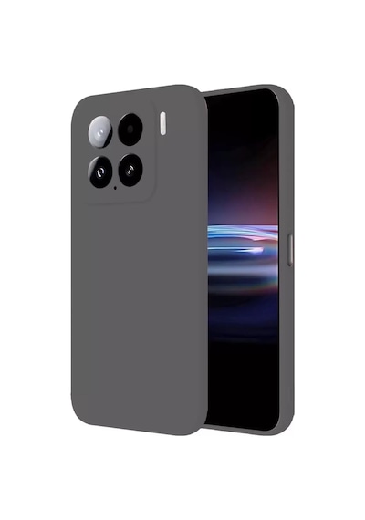 Newface Xiaomi Mi 15 Pro Kılıf Nano İçi Kadife Silikon - Gri