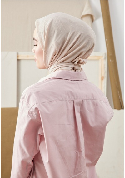 Bambu Kraş Eşarp Tesettür Giyim, Hafif, Rahat, Şık, Yüksek Kalite, Hijab, Scarf, Shawl Bej