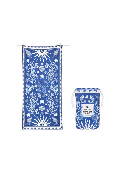 Dock And Bay Plaj Havlusu Design L Ocean Treasure Lacivert