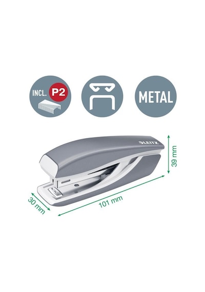 Leitz Nexxt Wow Mini Zımba Ve Delgeç Seti - Kırmızı - Kod:55612026