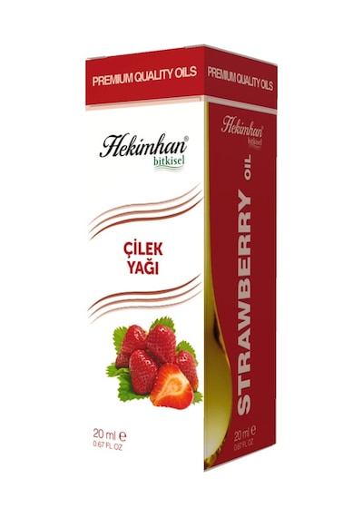 Hekimhan Bitkisel Çilek Yağı 3 x 20 ML